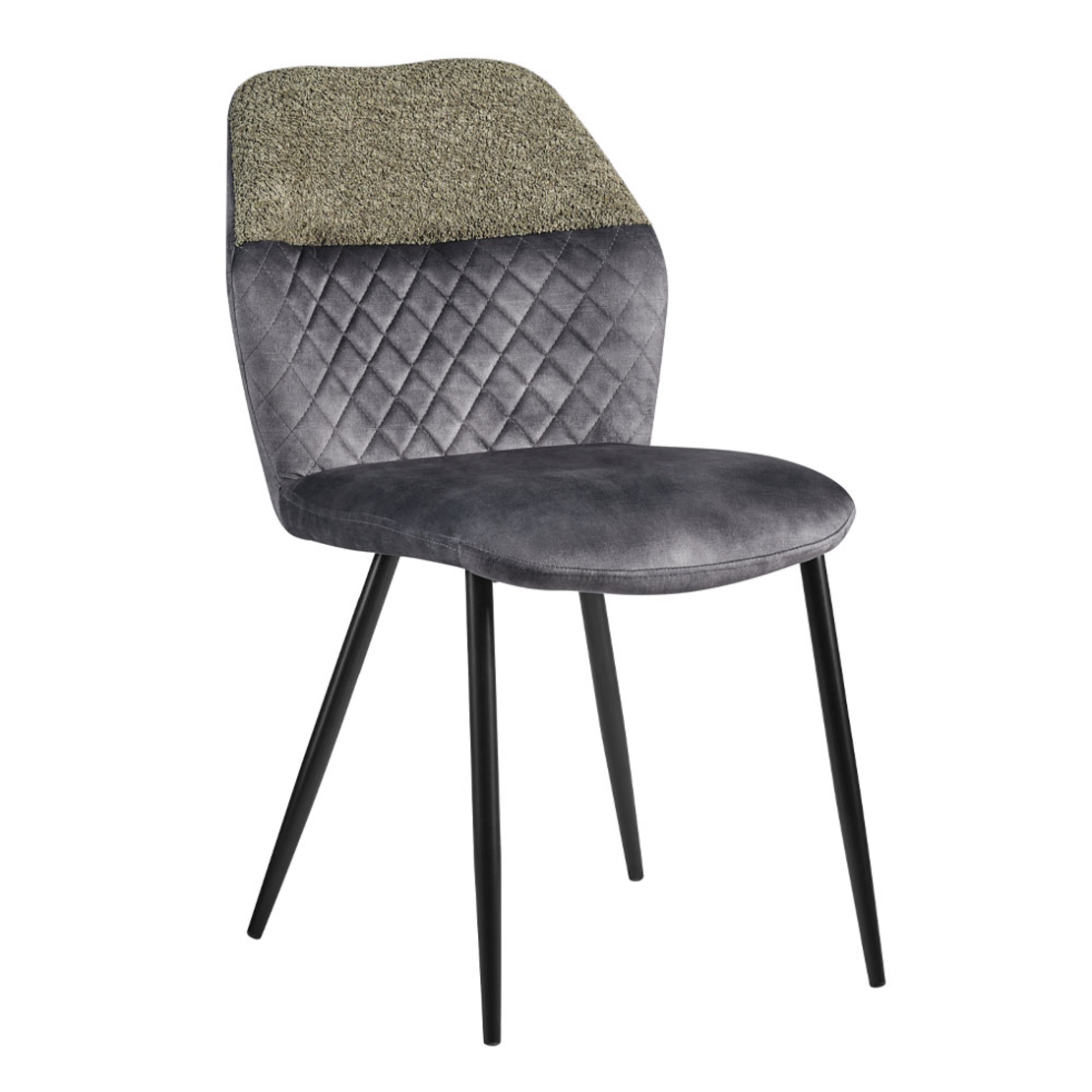 KITE CHAIR FABRIC OLIVE GREEN GREY METAL BLACK E1 PRC