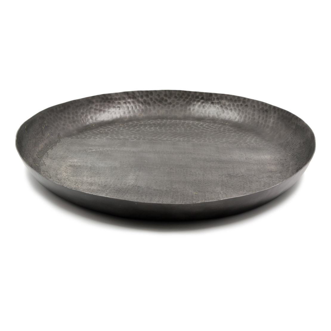 FADE TRAY ALUMINIUM BLACK D53xH5,5cm IN