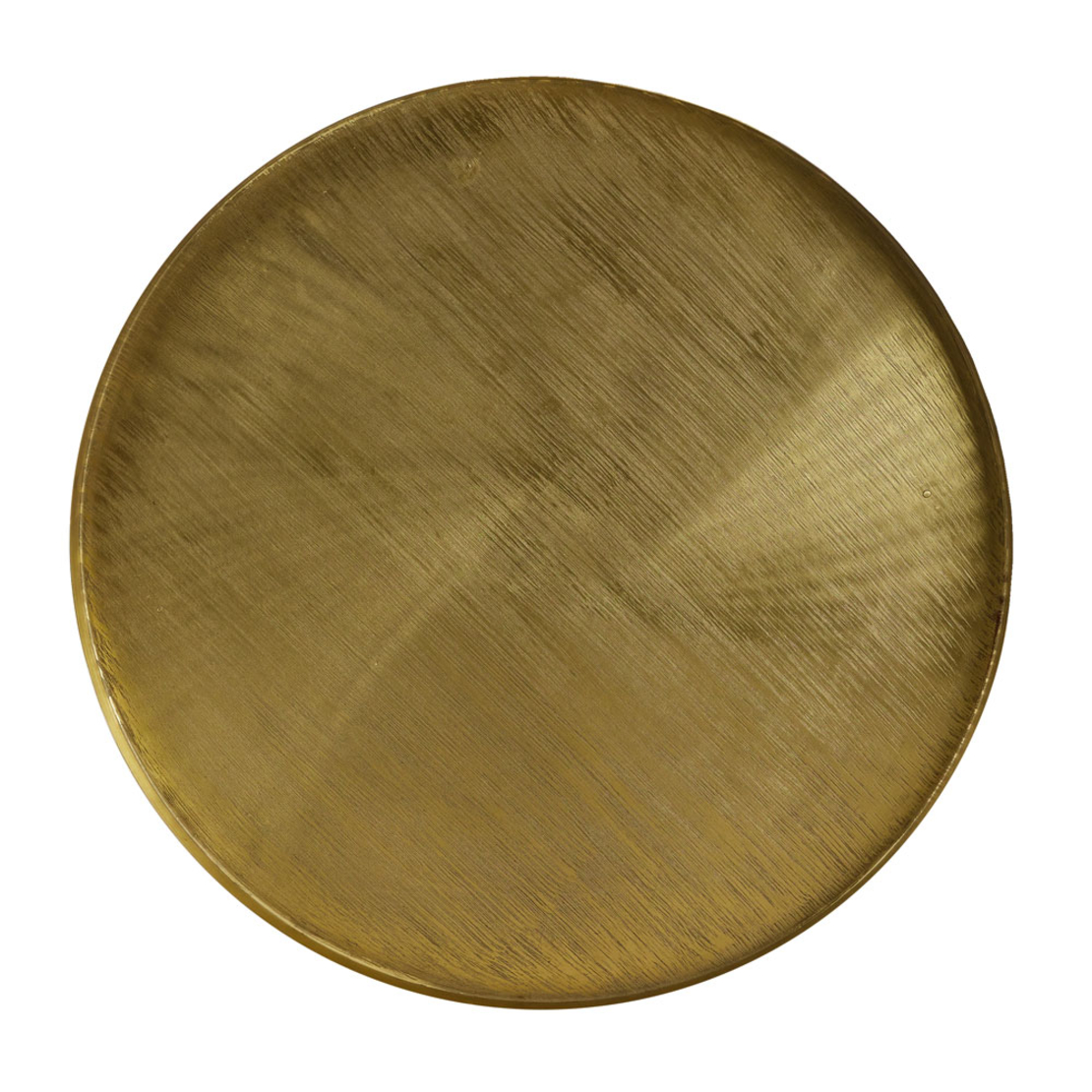 TOTALE COFFEE TABLE SET 2PCS METAL BRASS ANTIQUE BLACK 76x76xH43,5cm IN