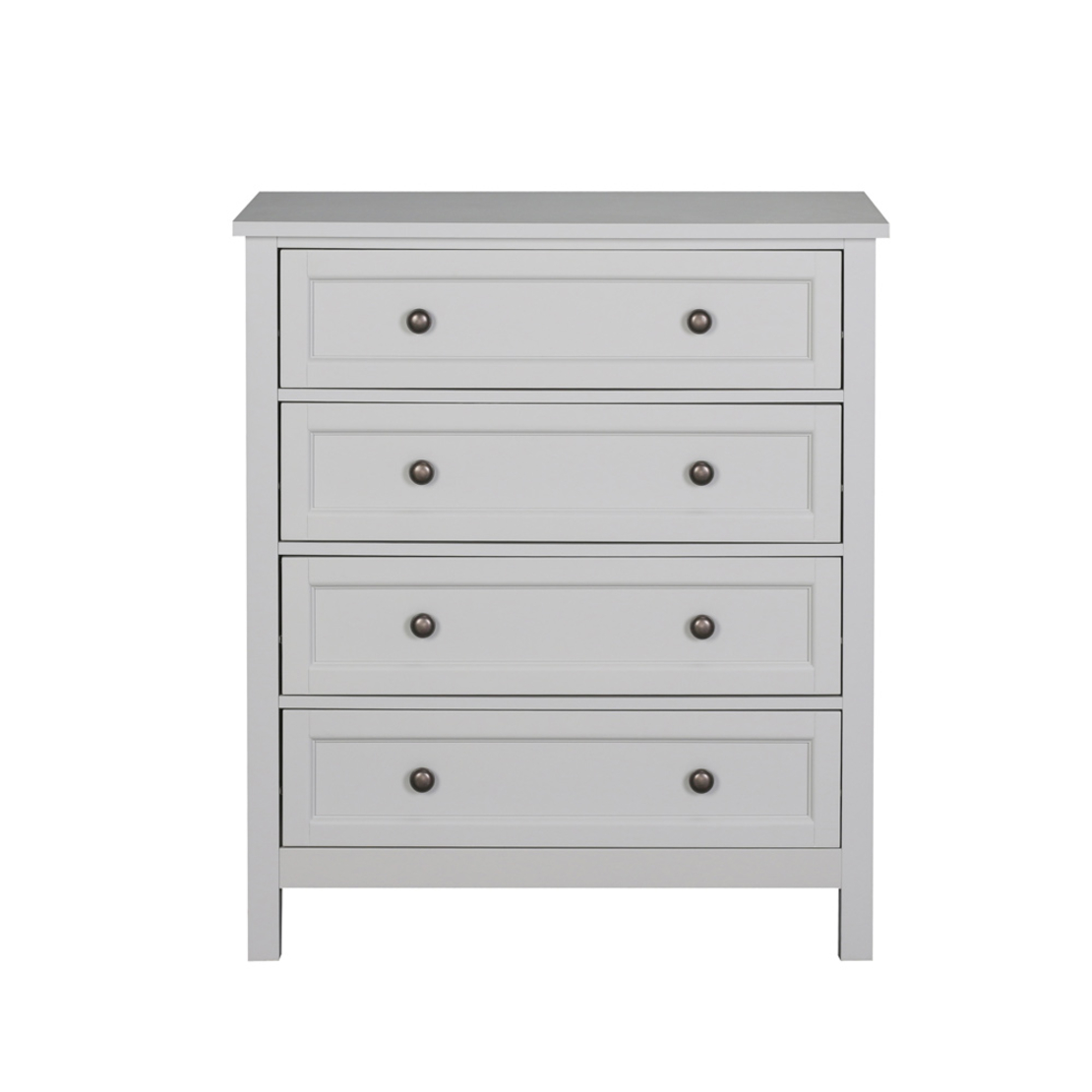 FRENCH COMMODE 4DRAWERS MDF GREY LIGHT E1 PRC