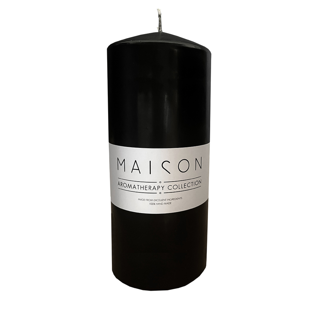 DARK AKEBIA C CANDLE SCENTED CANDLE BLACK D7xH18cm