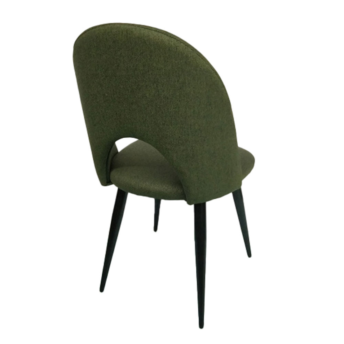 COMMODO CHAIR FABRIC OLIVE GREEN METAL BLACK E1 PRC