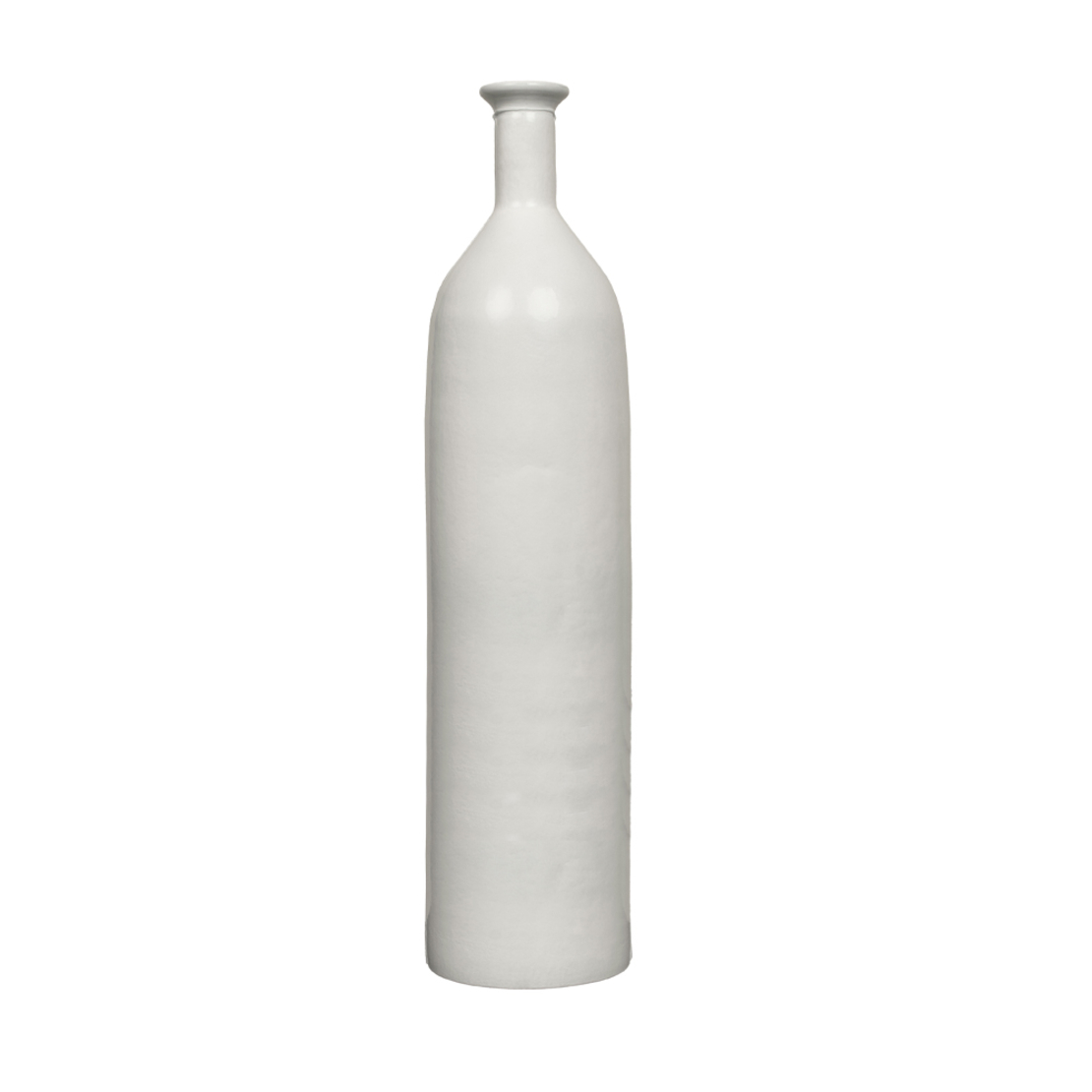 ICE AGE BOTTLE RECYCLED GLASS WHITE D12xH56cm EGY