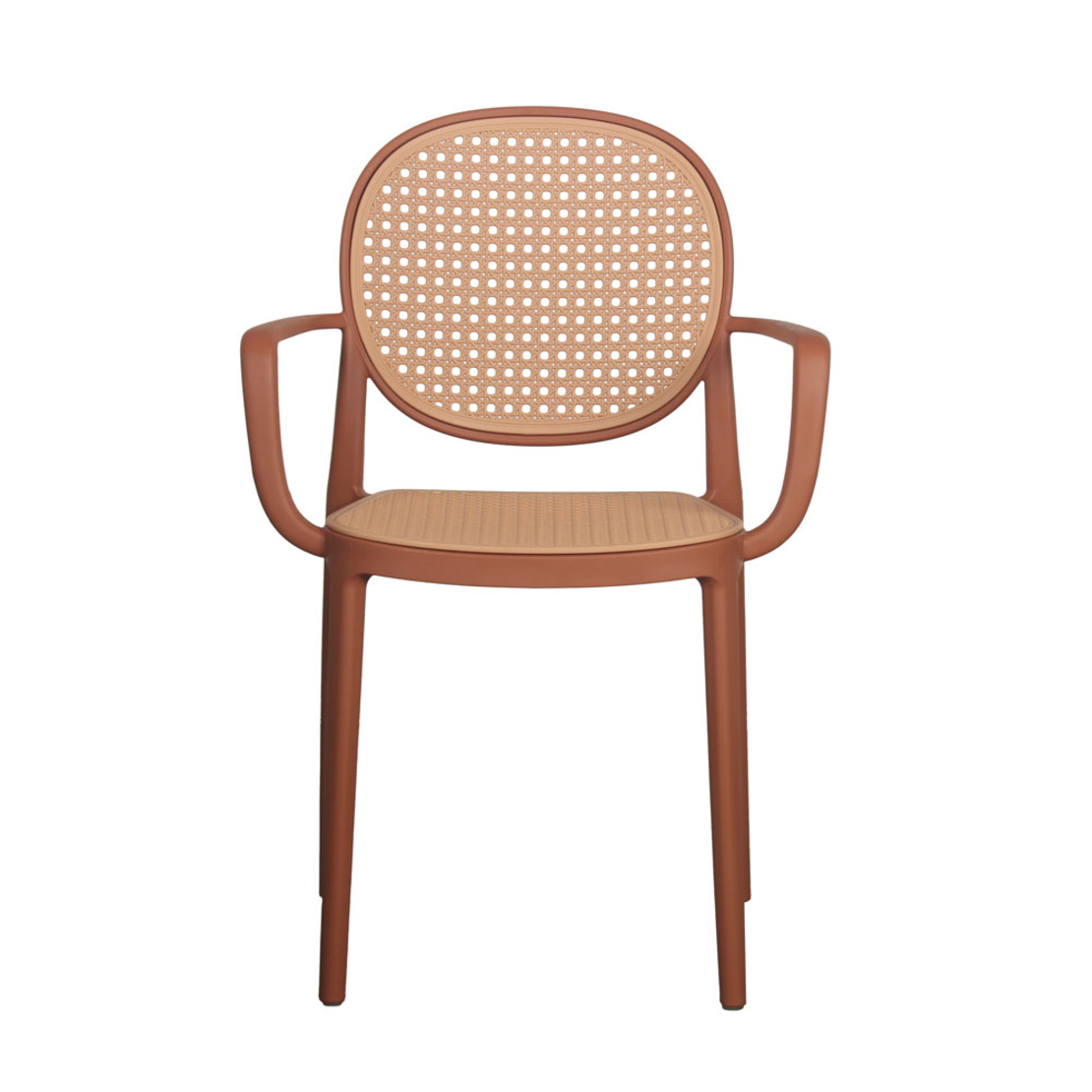 RATTI/P CHAIR PP TERRACOTTA NATURAL PRC