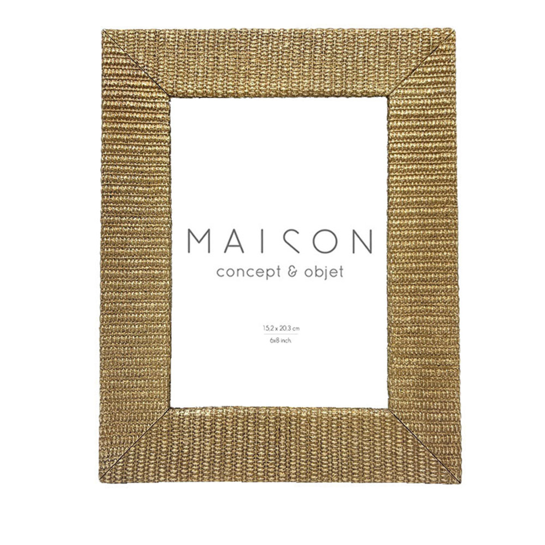 CILIAN PHOTO FRAME POLYRESIN GLASS GOLD 23x1,5xH27