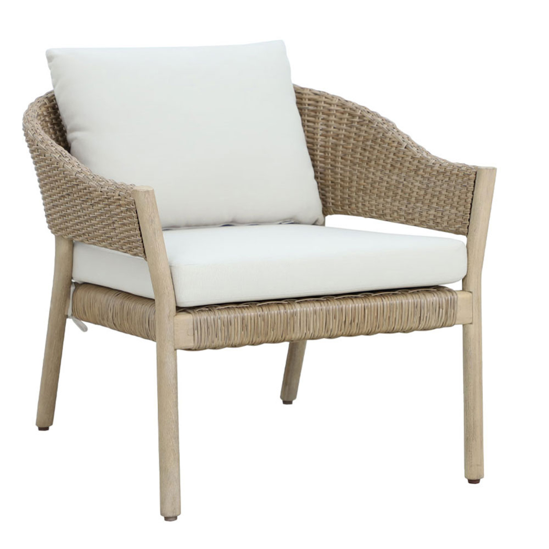 SUMATRA LOUNGE SET 1+2 WOOD EUCALYPTUS NATURAL BEI