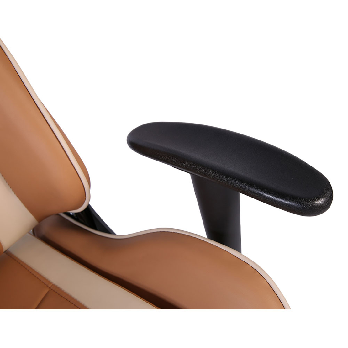 EXPLOR GAMING CHAIR DESK FABRIC MOCCA METAL GREZ METAL 50x71xΗ135cm PRC