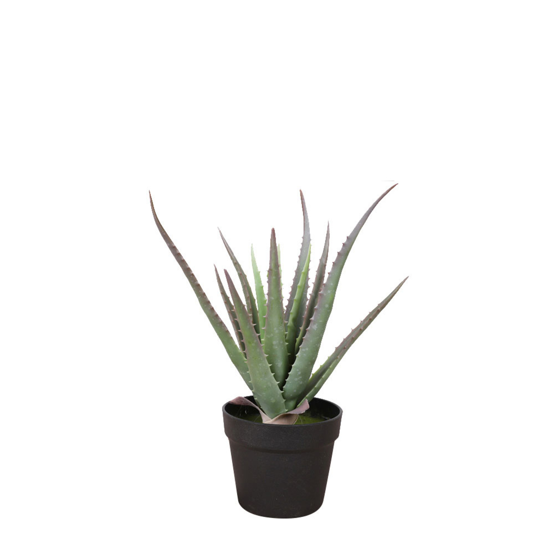 ALOE ARTIFICIAL PLANT IN POT GREEN BLACK H42,5cm P