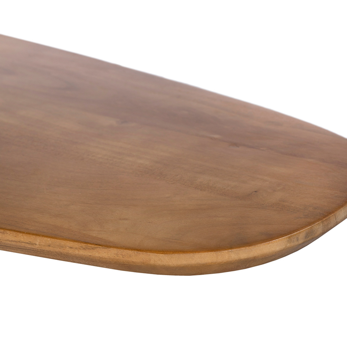 LEVEL COFFEE TABLE WOOD ACACIA WALNUT METAL BLACK 95x65xH48cm IN