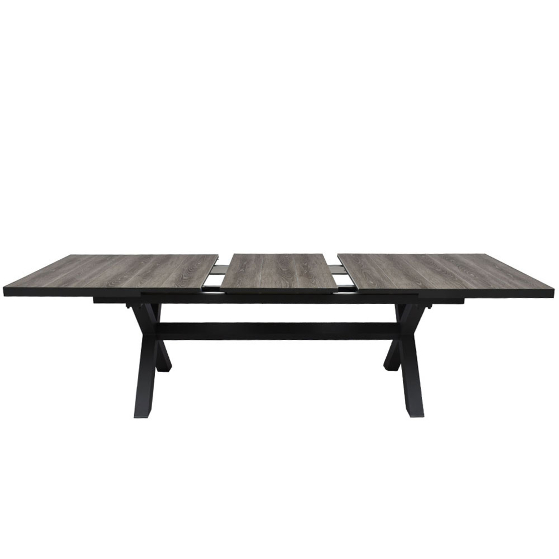 SORPRESA TABLE ALUMINIUM GREY GREY DARK 202x101xH7