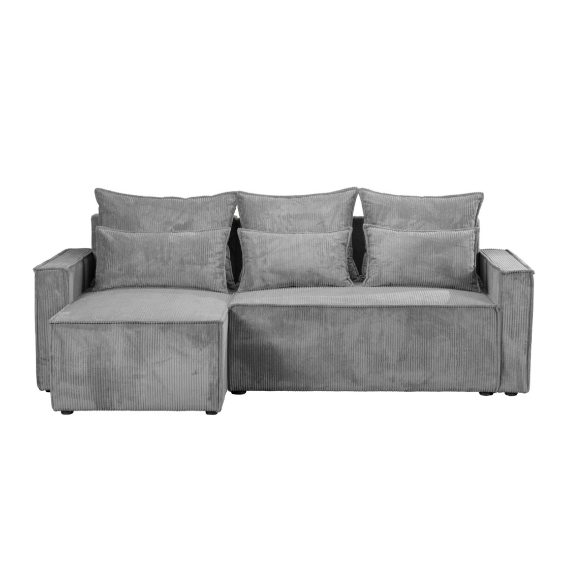SAY SOFA BED REVERSABLE EASY CLEAN FABRIC GREY LIGHT E1 EU