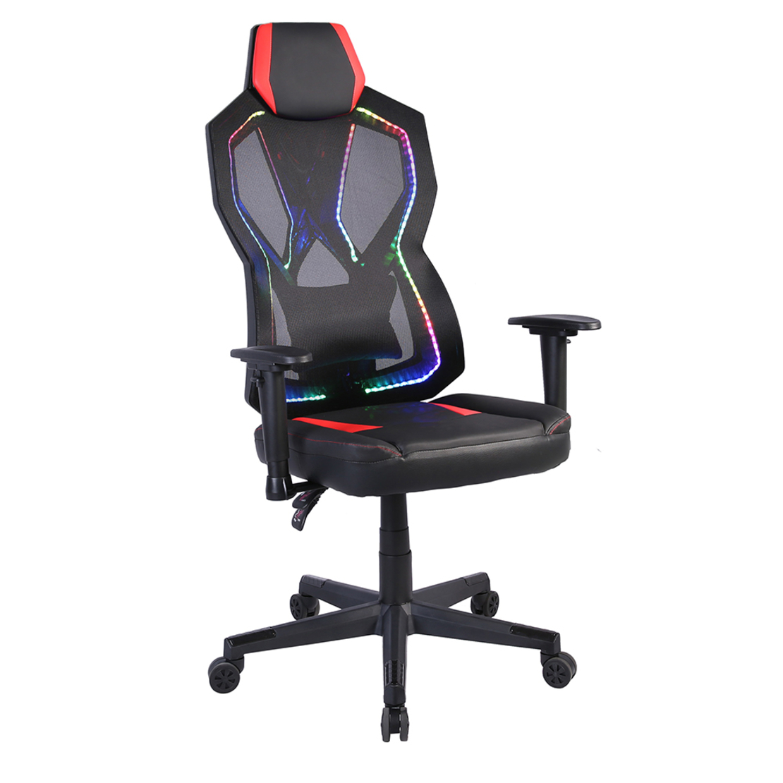 STORM GAMING CHAIR DESK FABRIC BLACK NYLON RED PP 50x73xH135cm PRC