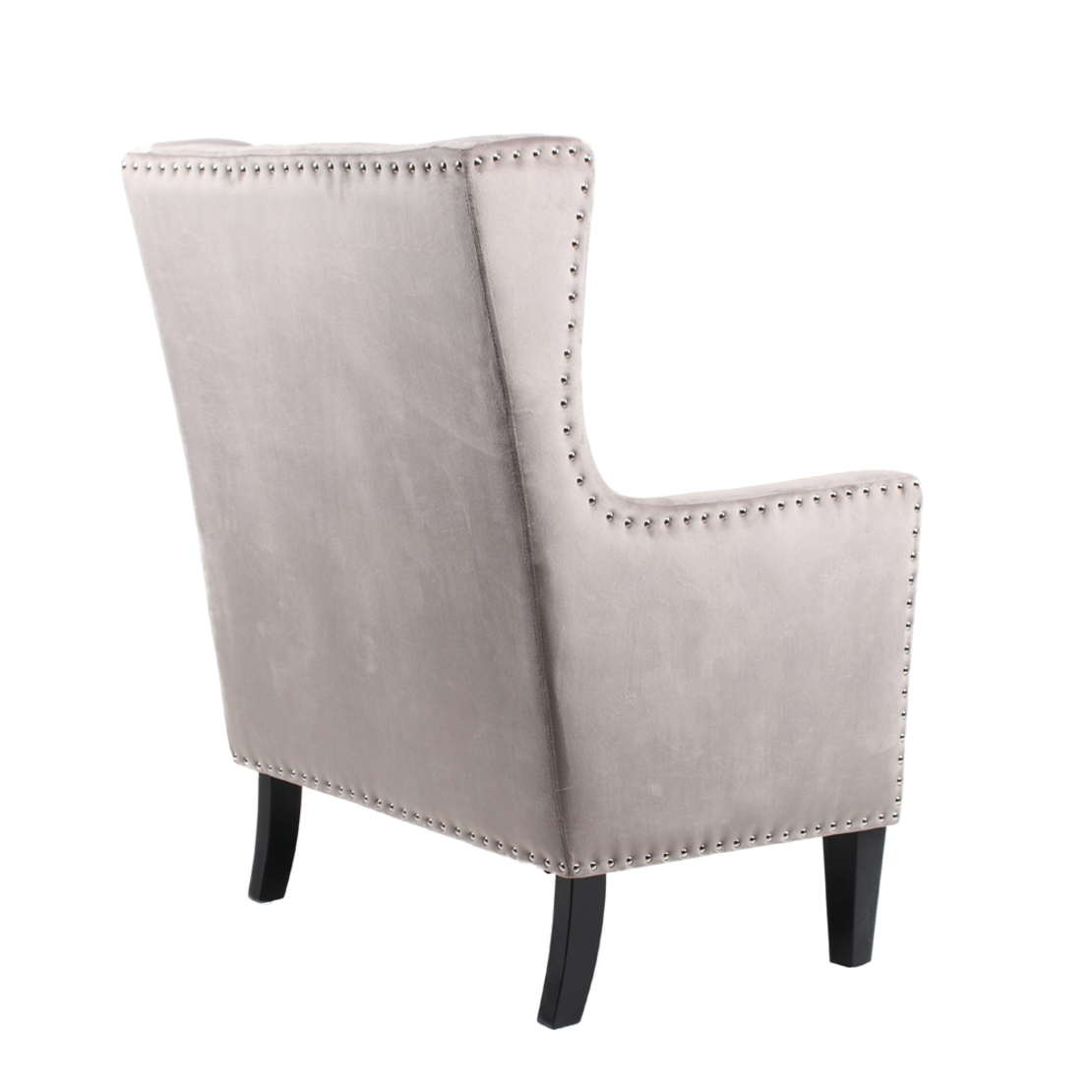 RICHIE ARMCHAIR FABRIC ELEPHANT WOOD RUBBERWOOD BLACK E1 PRC