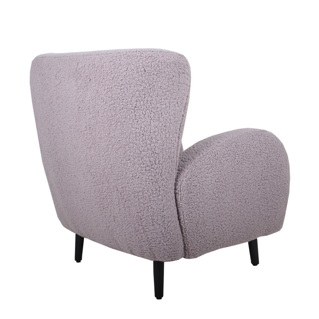 ONE & ONLY ARMCHAIR FABRIC GREY WOOD BLACK 1 PRC
