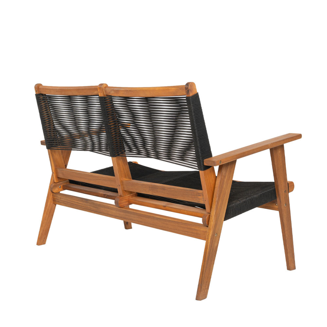 CAVO SOFA 2SEAT ROPE BLACK NATURAL 120x72xH85cm VN