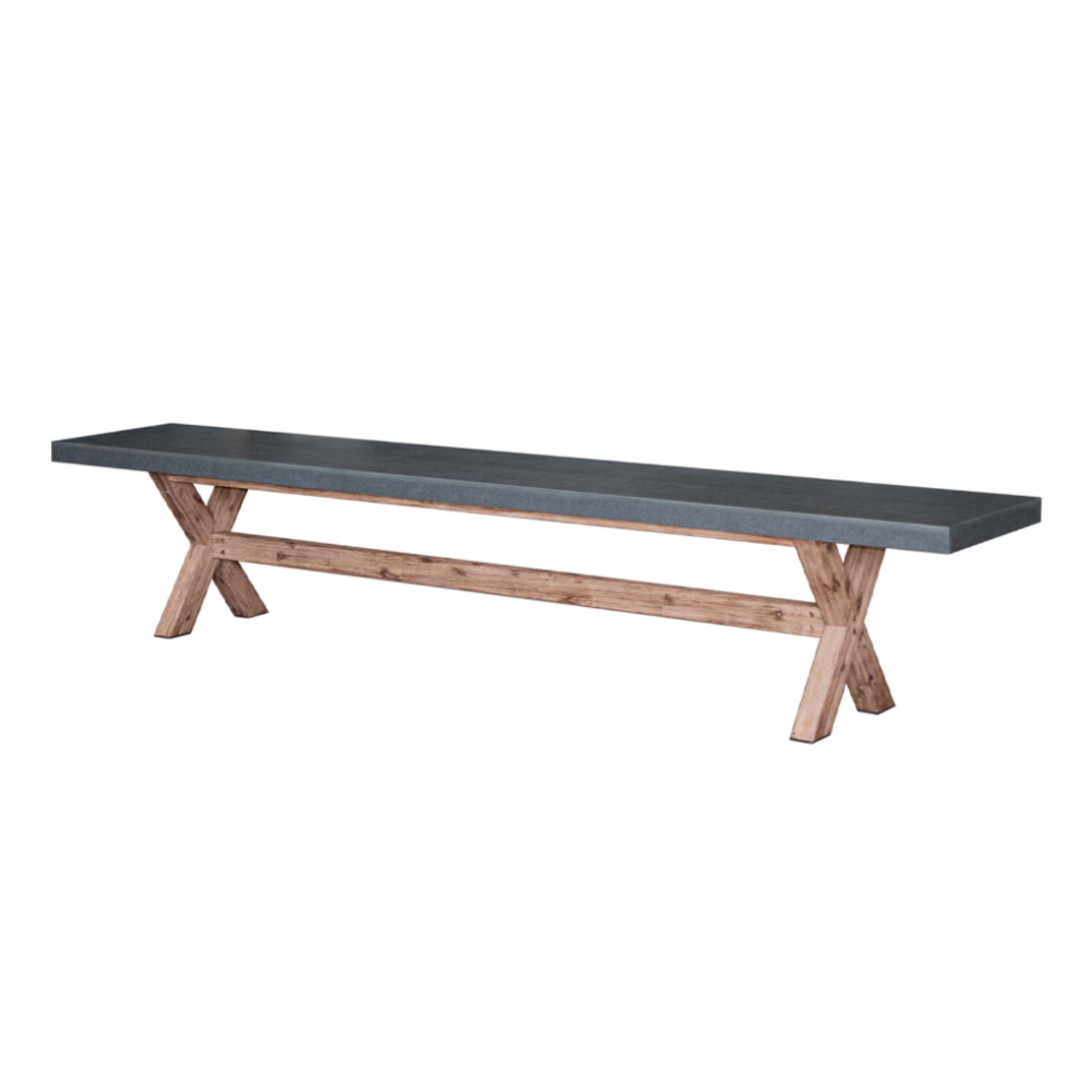 CAMIRO BENCH FIBER CEMENT CEMENT NATURAL 180x40xH45cm VN