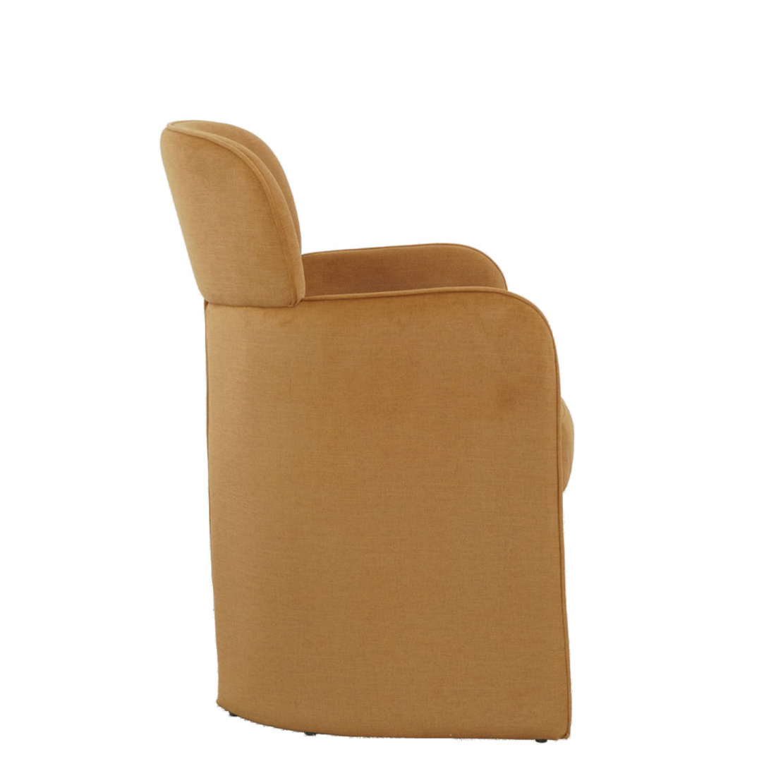 VANITY ARMCHAIR FABRIC CAMEL METAL E1 PRC