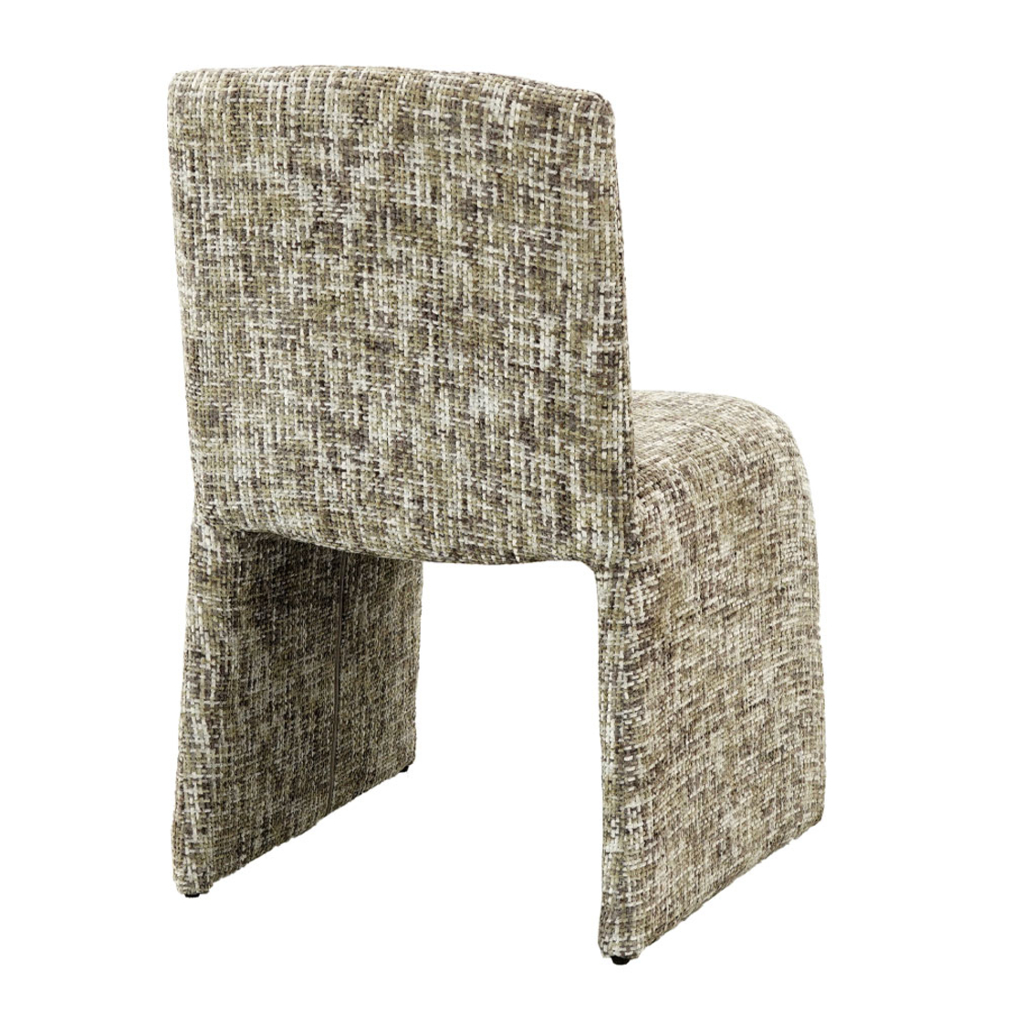 QUADRO CHAIR FABRIC GREEN METAL E1 PRC