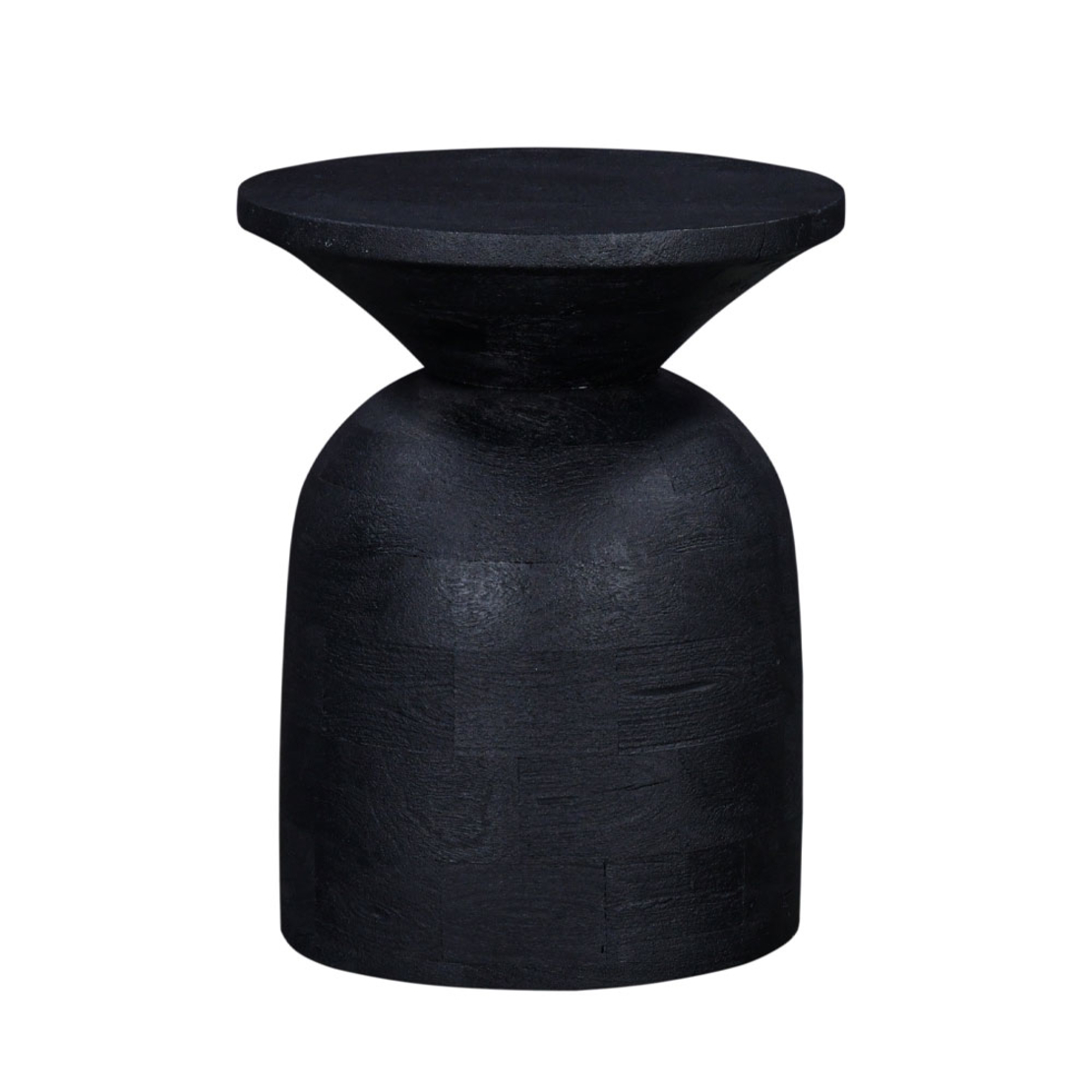 BISHOP SIDE TABLE WOOD MANGO BLACK 36x36xH46cm IN