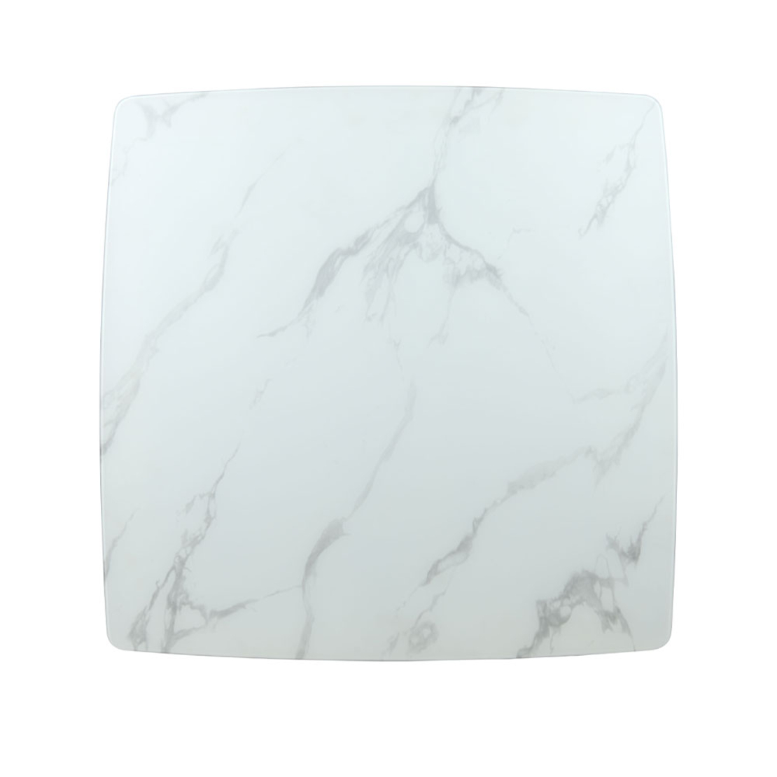 TOTEM TABLE SANDY GLASS WALNUT WHITE WITH MARBLE PATTERN VENEER ΟΑΚ E1 PRC