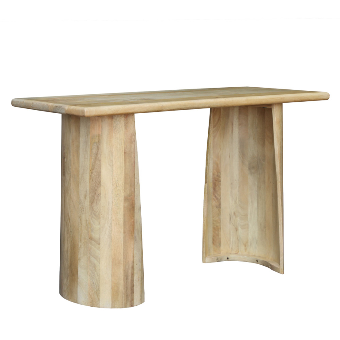 SPIRAL CONSOLE WOOD MANGO NATURAL 130x40xH76cm IN