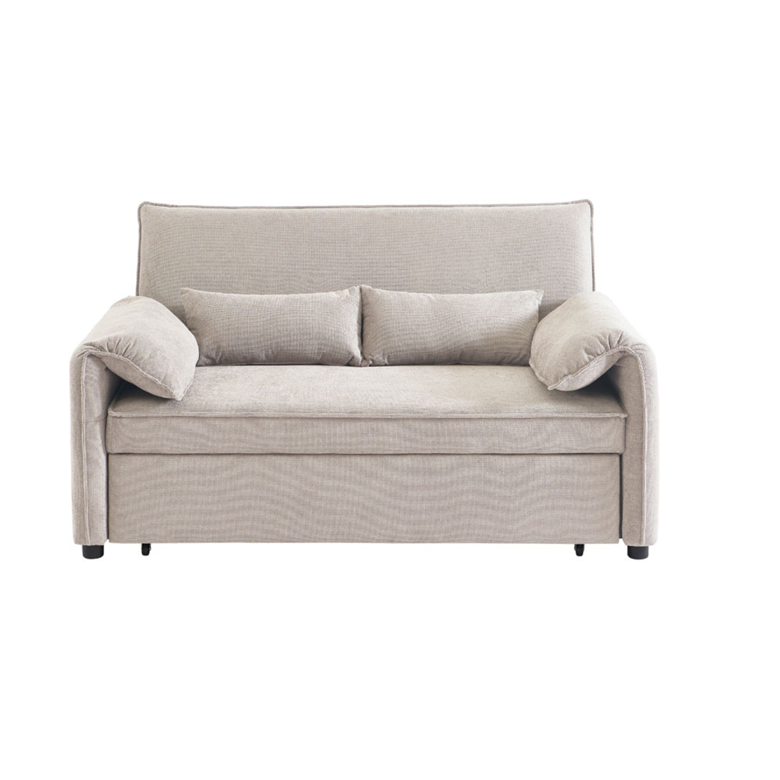 RUBIK SOFA BED 3SEAT FABRIC LATTE FABRIC E1