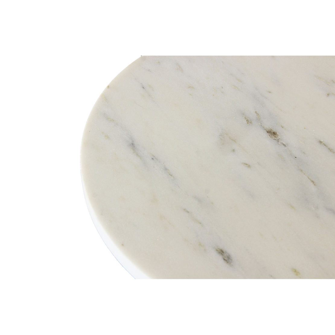 SAVOA SIDE TABLE MARBLE WHITE WOOD ACACIA WALNUT 45x45xH45cm IN