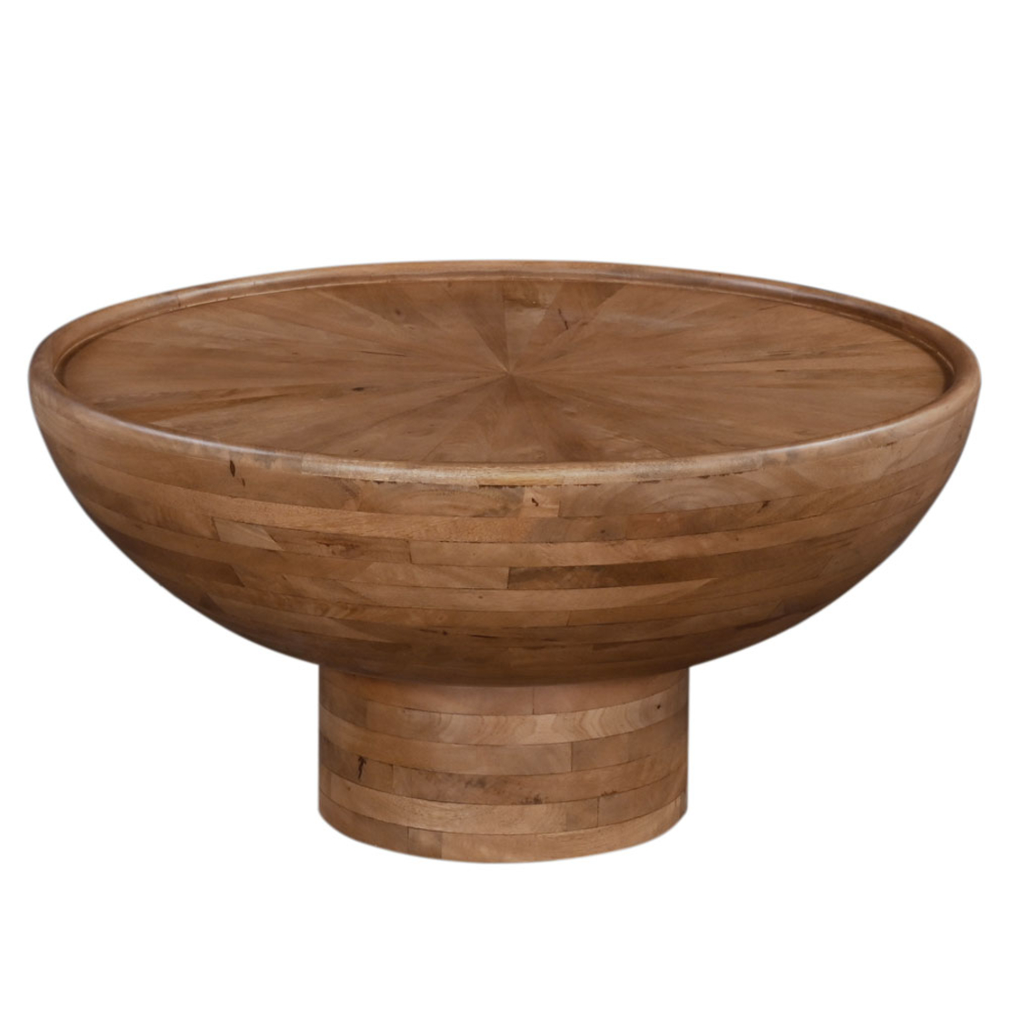 MOSI COFFEE TABLE WOOD MANGO NATURAL 80x80xH40cm IN