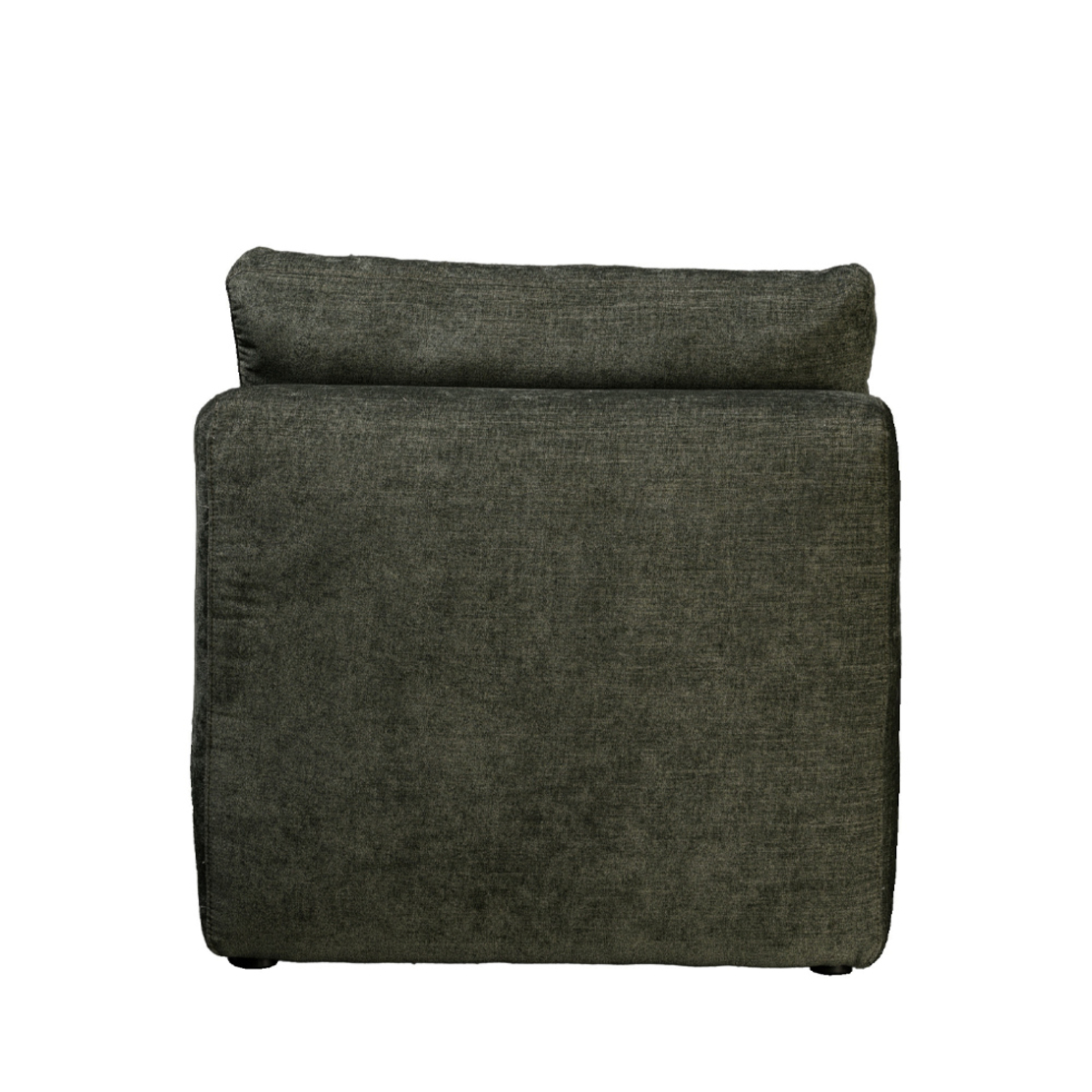 BOX ARMCHAIR EASY CLEAN FABRIC OLIVE GREEN E1 EU