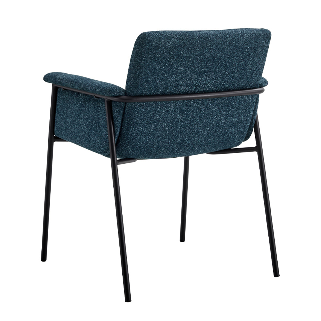 JAPO CHAIR FABRIC WATER GREEN METAL BLACK E1 PRC