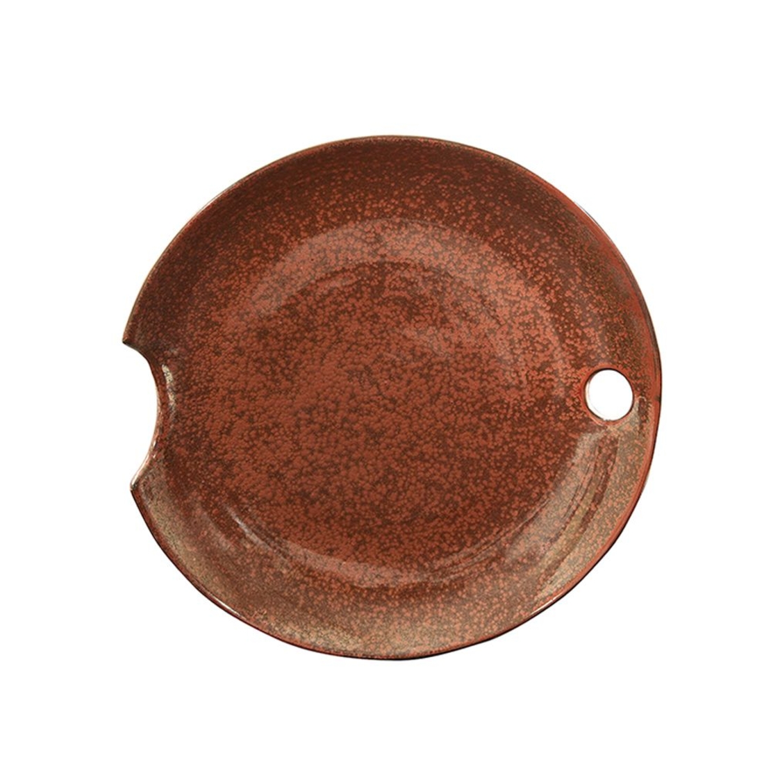 ROND PLATTER CERAMIC TERRACOTTA D38xH5cm PRC