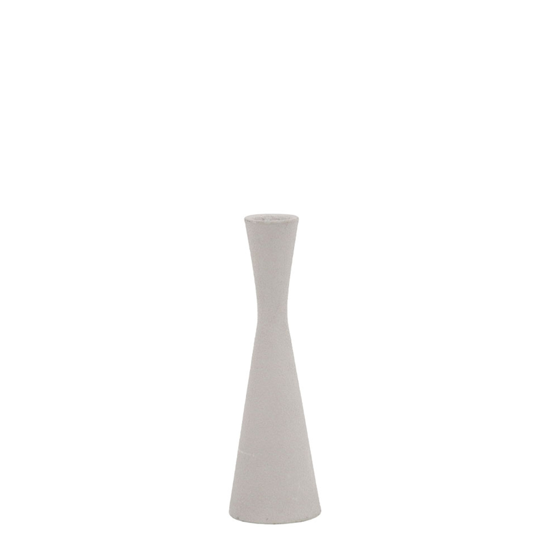 LINEAR 19,5 CANDLE HOLDER 6x6x20 METAL WHITE