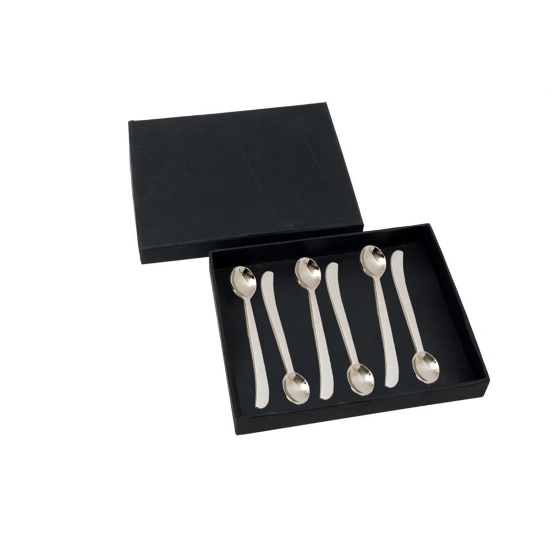 CURVE SPOON STEEL SILVER 13x2,5xH1cm IN