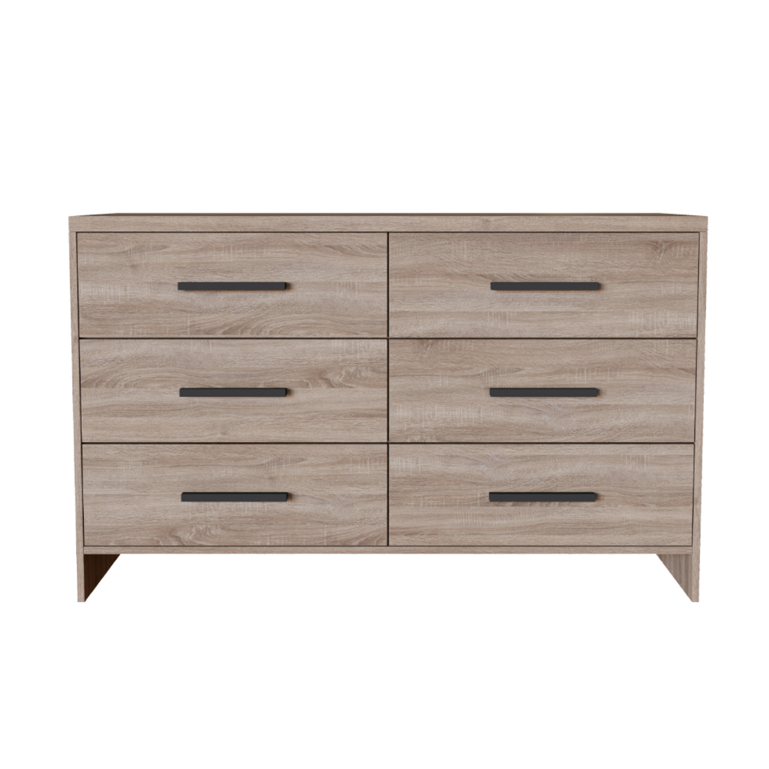 MILKY 6DRAWERS HONEYCOMB SONOMA CHIPBOARD WITH MELAMINE CARTA E1 PRC