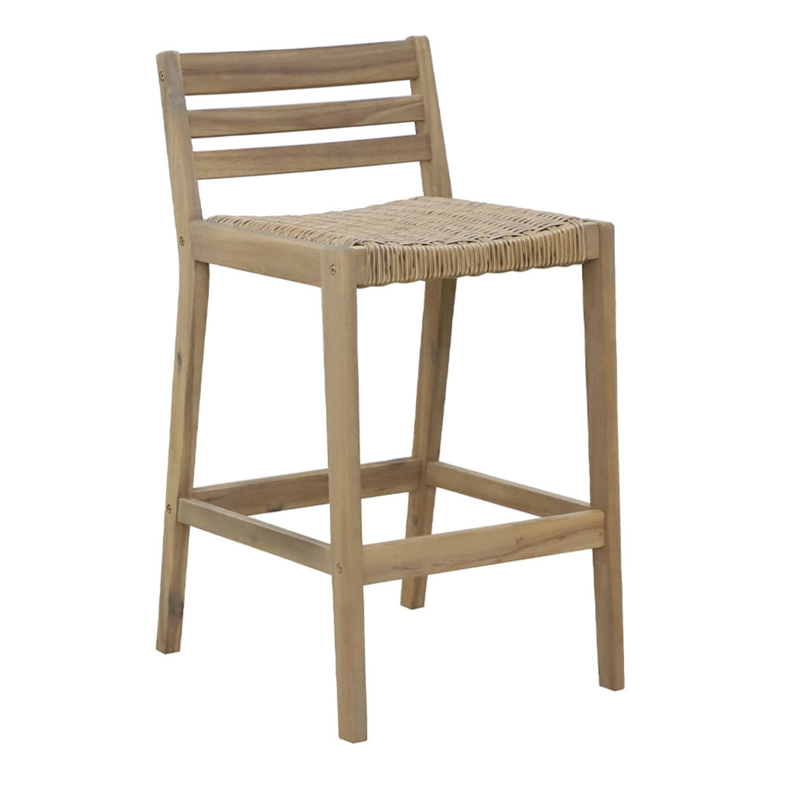 TOUJOUR STOOL BAR WOOD ACACIA NATURAL 53x45xH87cm