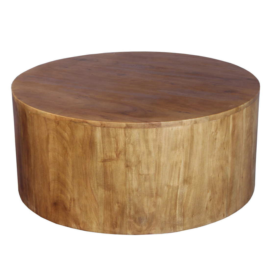 TULUM COFFEE TABLE WOOD ACACIA WALNUT 80x80xH35cm IN