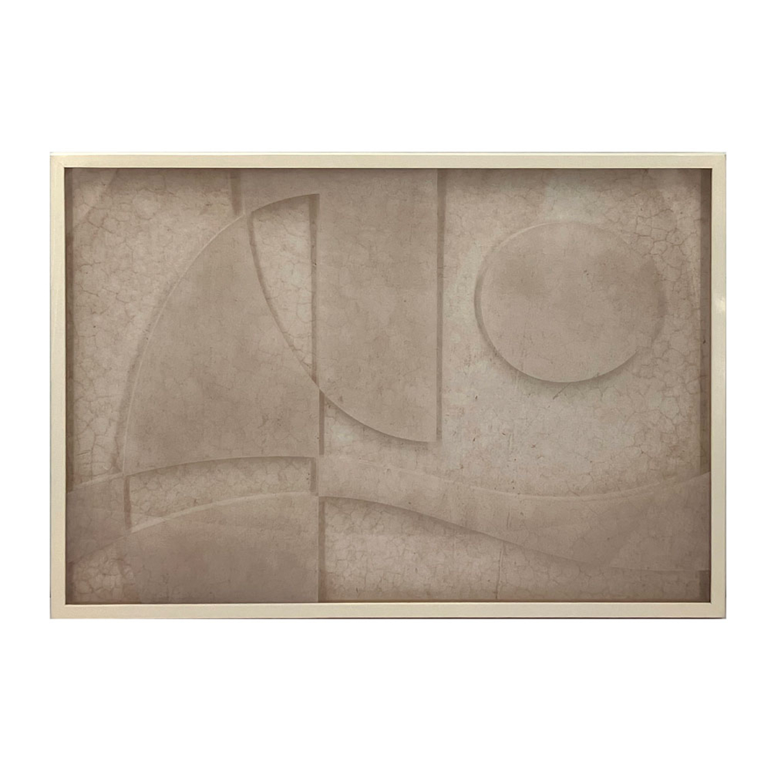 AIRY SHADOWS B PAINTING WOOD BEIGE FRAME BEIGE 70x