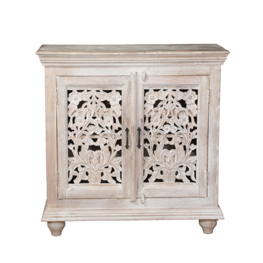 CORFU COMMODE 2DOORS WOOD MANGO NATURAL IN