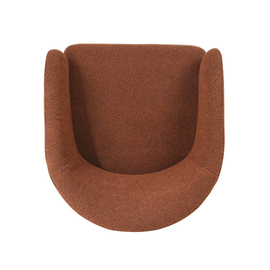 MORITZ ARMCHAIR FABRIC TERRACOTTA METAL BLACK E1 PRC