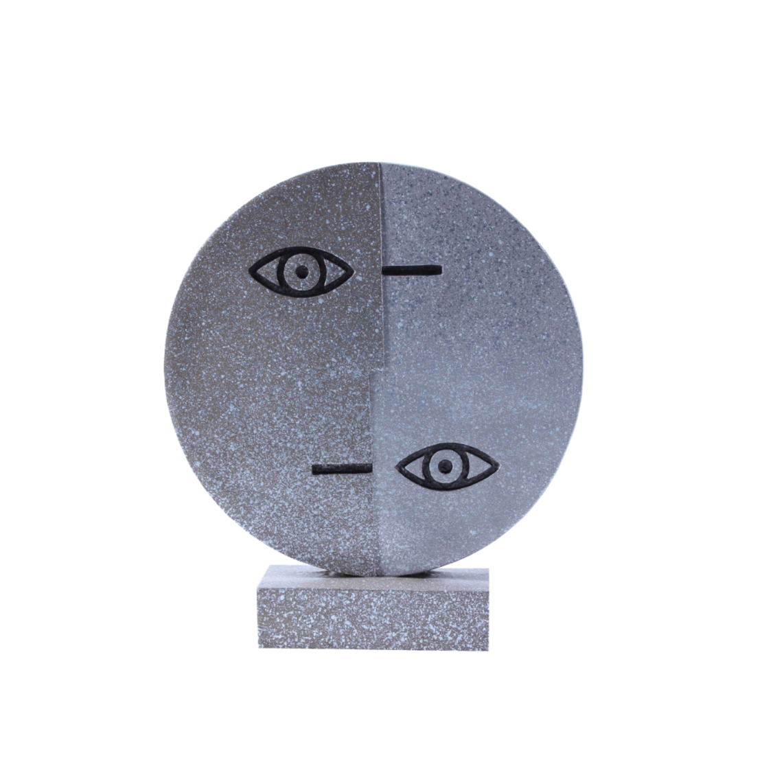 CONTRASTO DECO POLYRESIN GREY 25x7,5xH28,5cm PRC