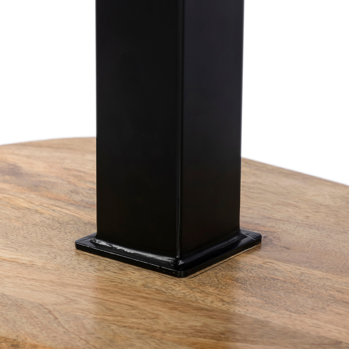 LEVEL COFFEE TABLE WOOD MANGO NATURAL METAL BLACK 95x65xH48cm IN