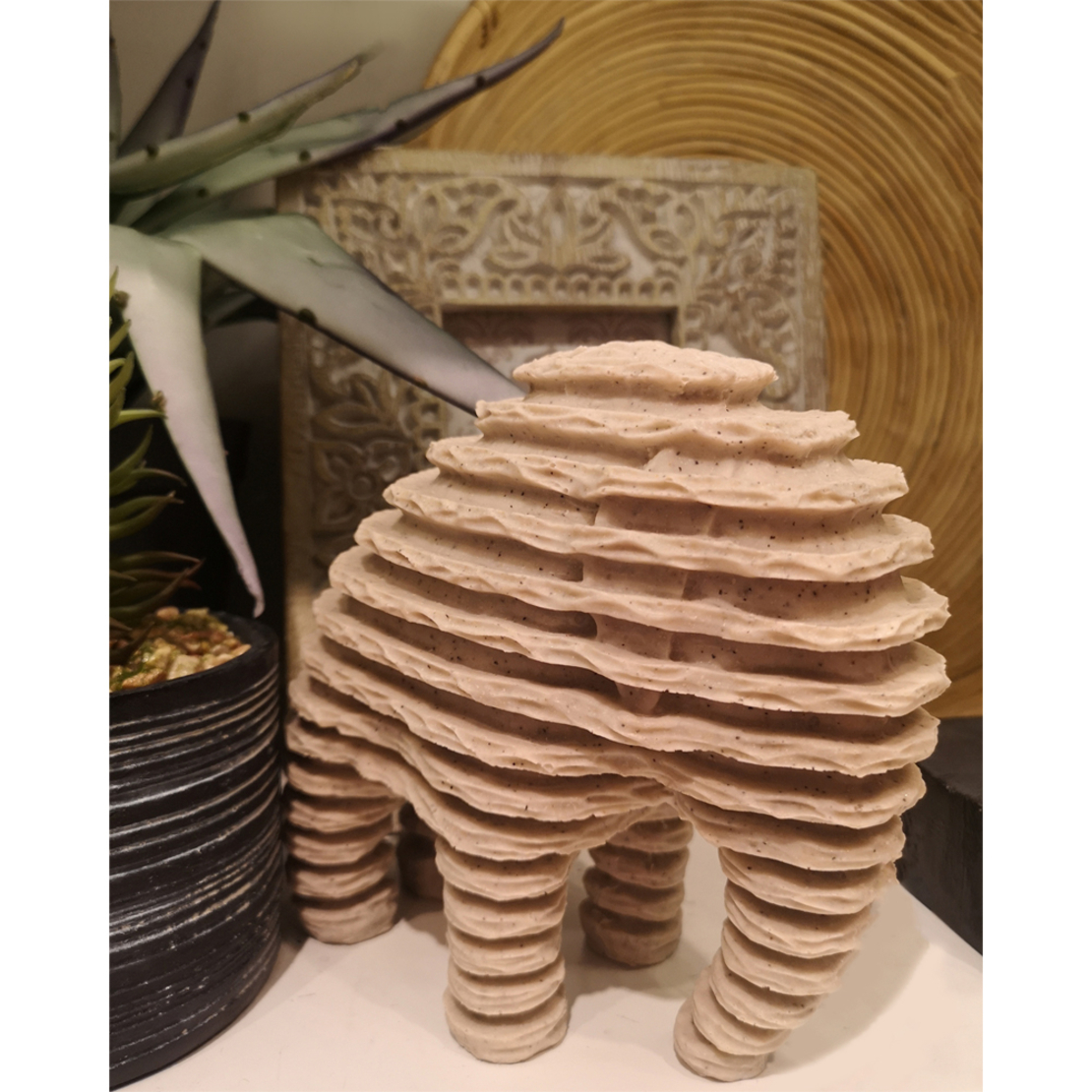 PAIDO DECO ELEPHANT POLYRESIN CEMENT 17x17x9 PRC