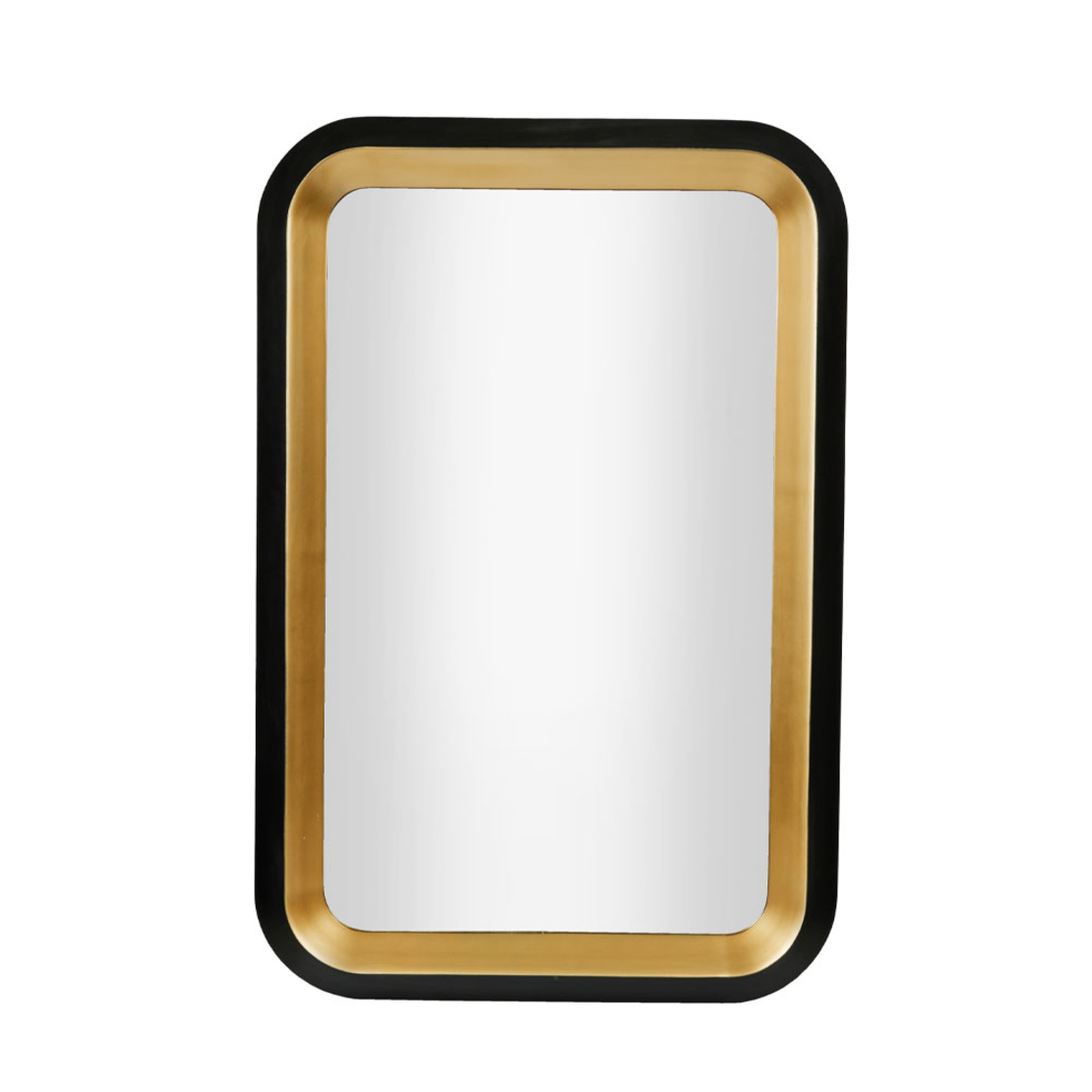 CONTRASTO MIRROR POLYURETHANE BLACK GOLD 71xH107cm E1 PRC
