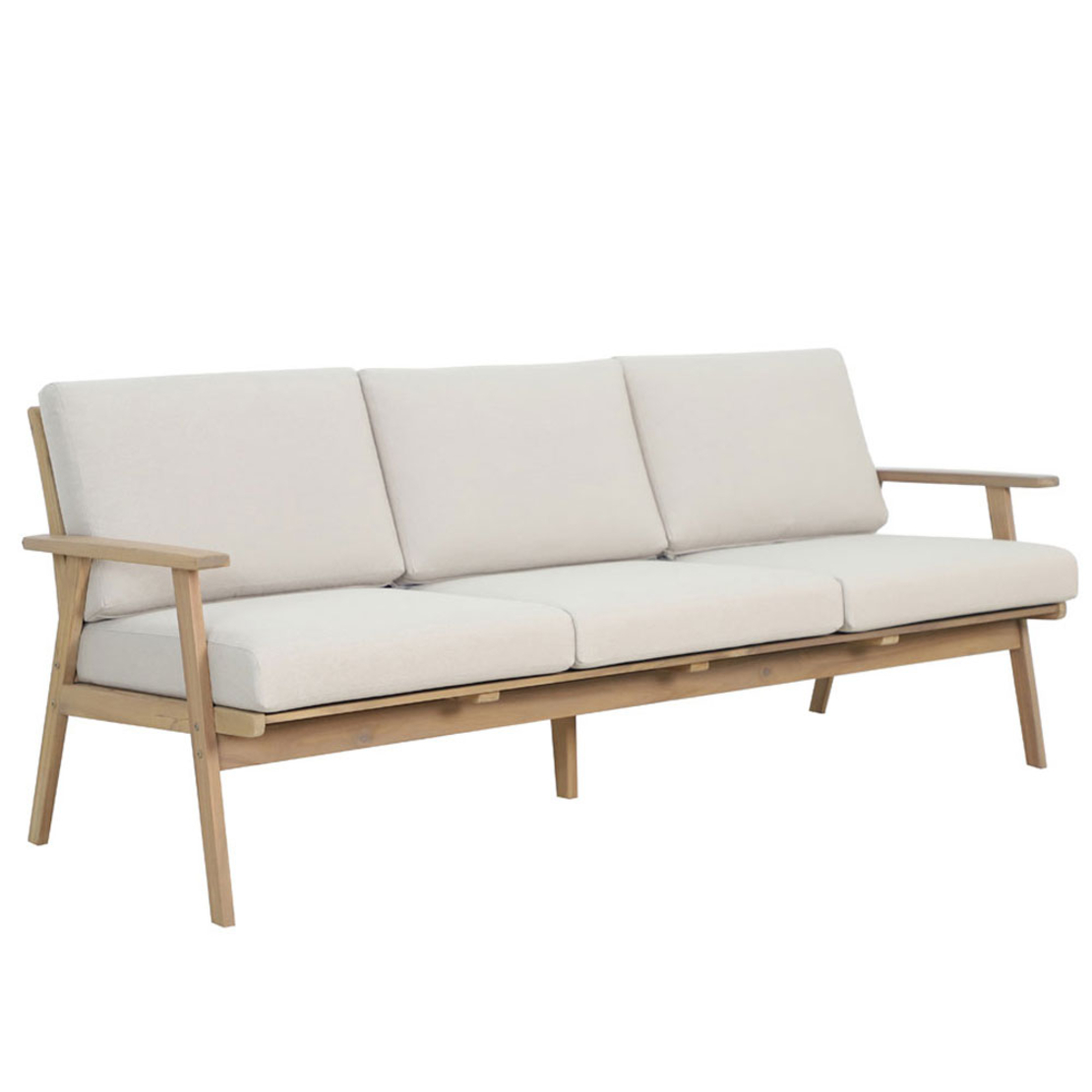 ETOILE LOUNGE SET 1+2+1 WOOD ACACIA NATURAL BEIGE