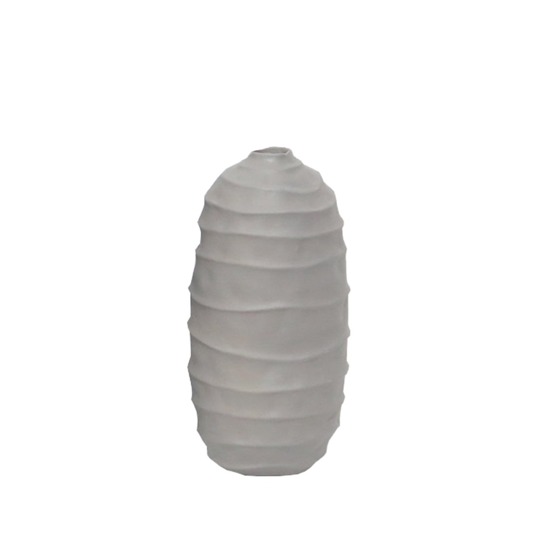 CEMENTO VASE CERAMIC GREY D13xH26cm PRC