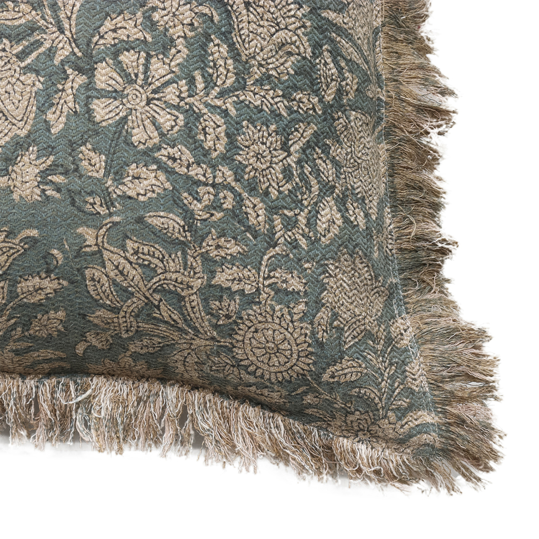 JERICHO DECOR CUSHION COTTON VISCOSE AQUA BEIGE 50