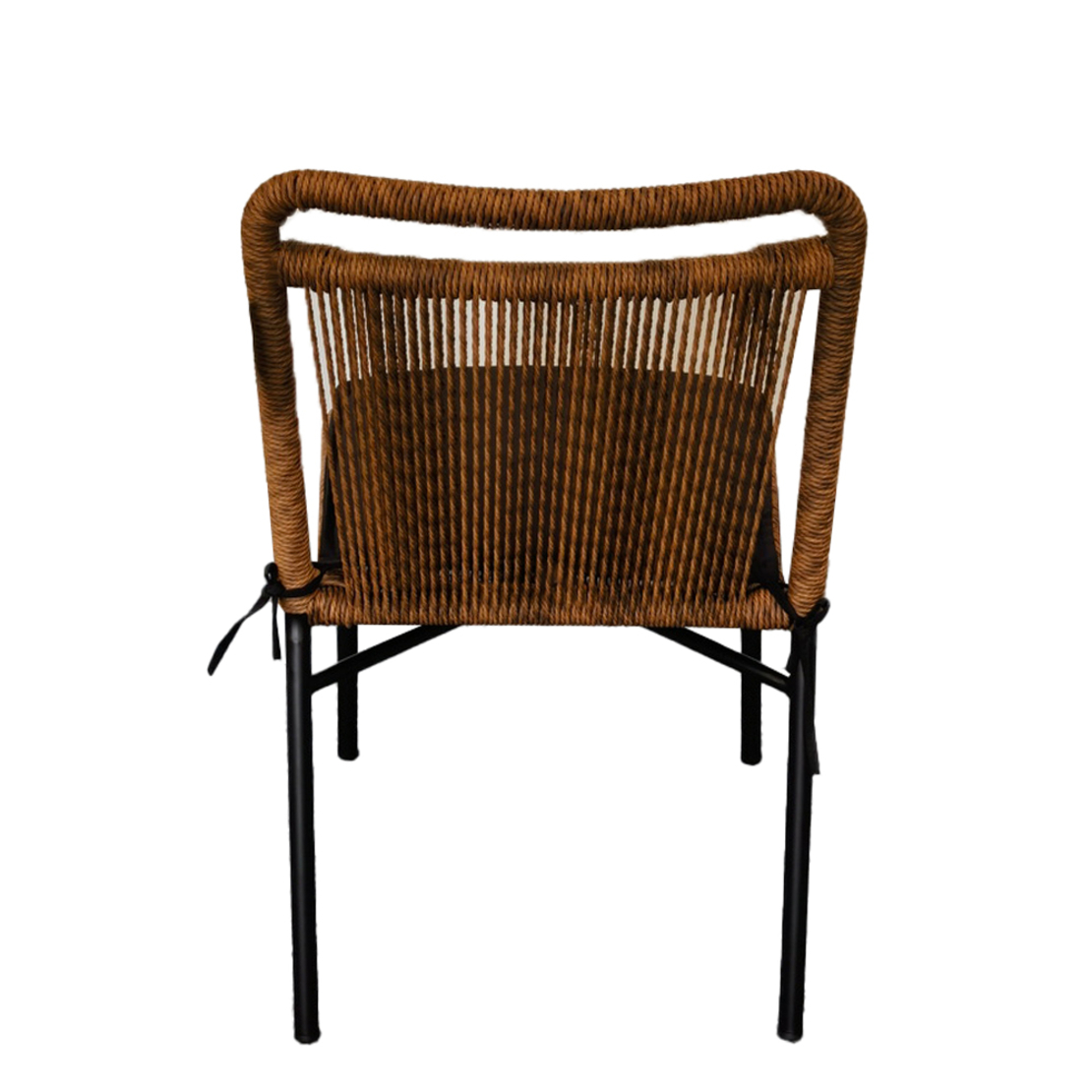 HANG CHAIR PE WOVEN NATURAL DARK BLACK 48x61xH83cm PRC