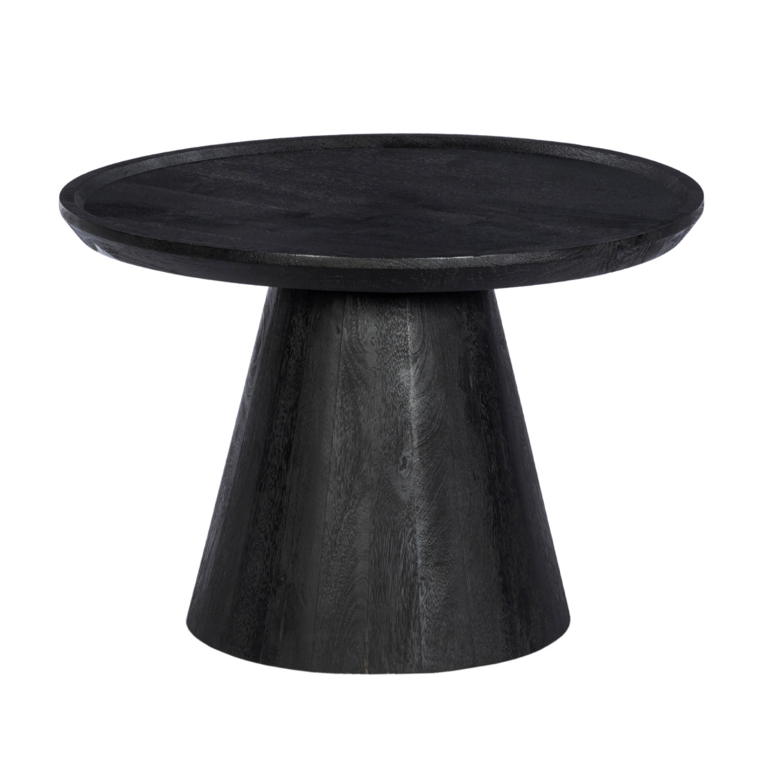 SOHO COFFEE TABLE WOOD MANGO BLACK 65x65xH45cm IN