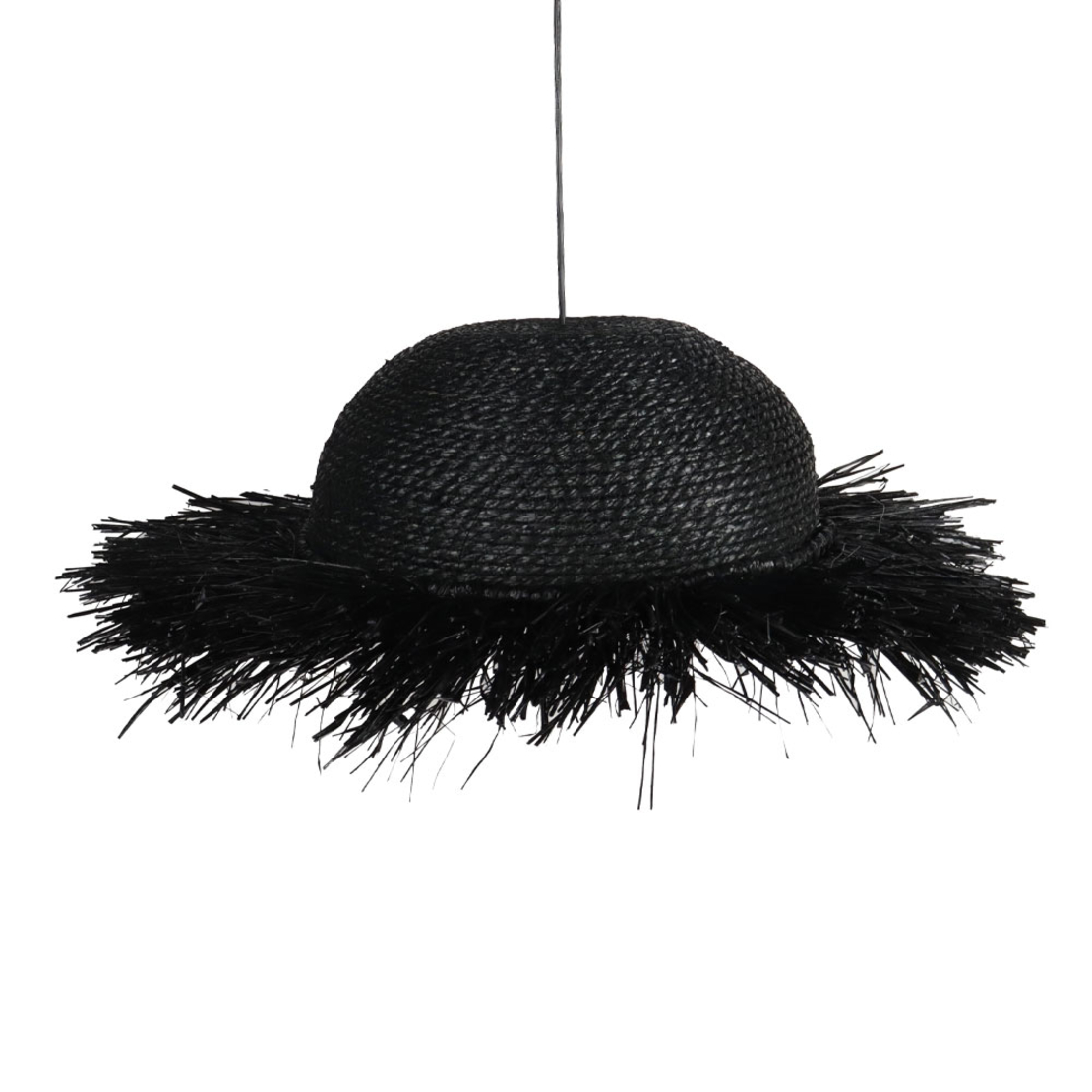 BANGAI LAMP PENDANT SEAGRASS BLACK 40x40xH21cm CE