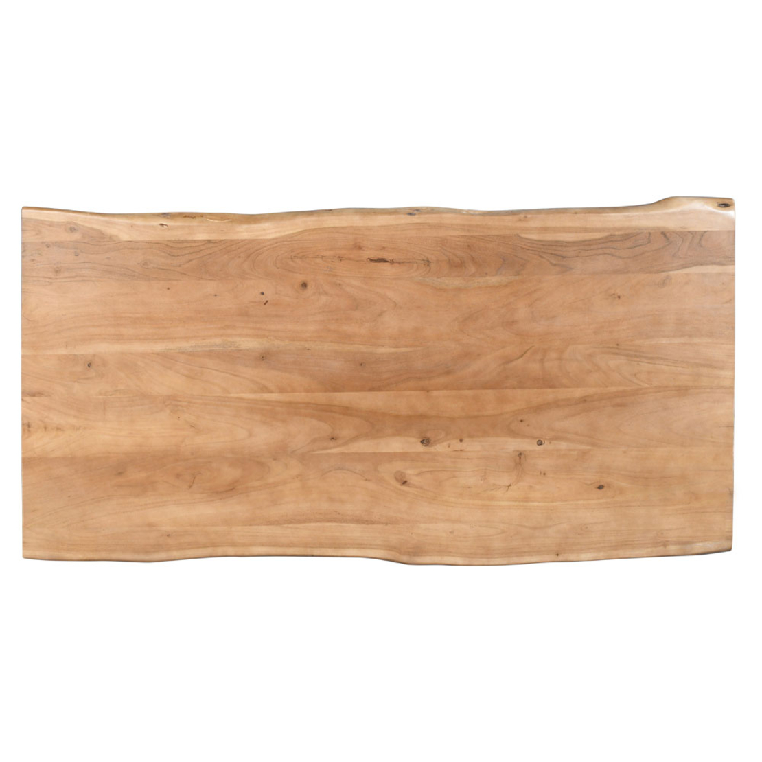 MINGLE TABLE WOOD ACACIA WALNUT BLACK METAL IN